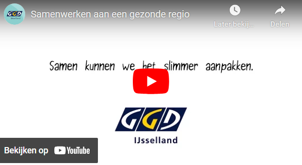 Film op youtube over samenwerken aan een gezonde regio