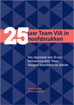 Voorkant boek 25 jaar Team VIA